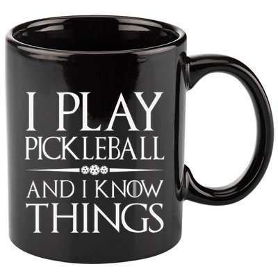 I Play Pickleball Because I Like It Not I'm Good At It 11oz C Handle Ceramic Mug