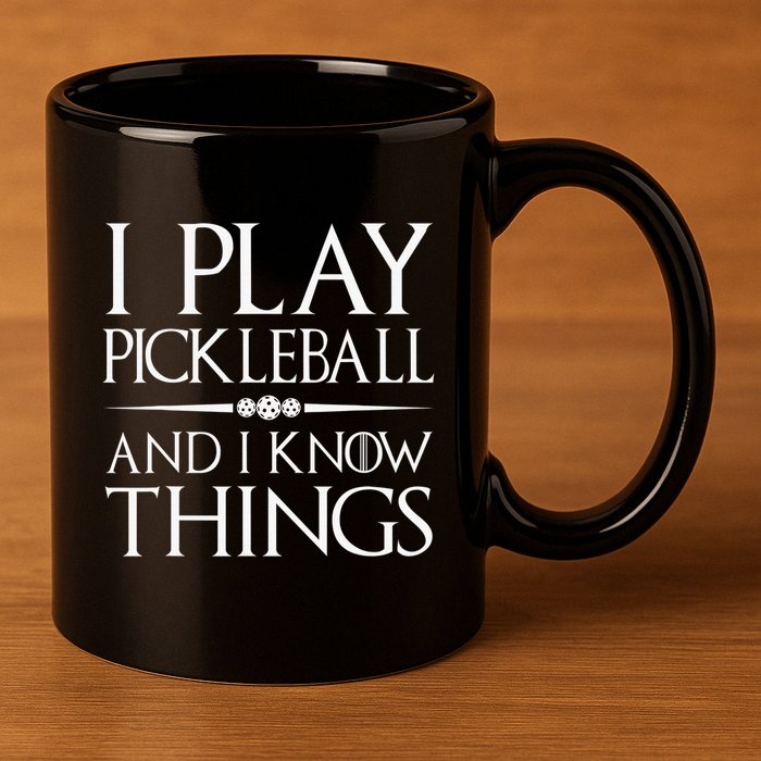 I Play Pickleball Because I Like It Not I'm Good At It 11oz C Handle Ceramic Mug