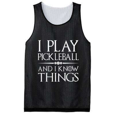 I Play Pickleball Because I Like It Not I'm Good At It Mesh Reversible Basketball Jersey Tank
