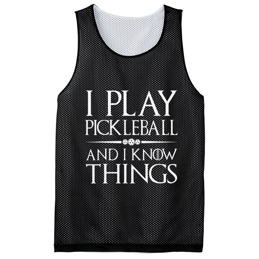 I Play Pickleball Because I Like It Not I'm Good At It Mesh Reversible Basketball Jersey Tank