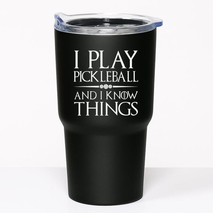 I Play Pickleball Because I Like It Not I'm Good At It Tumbler