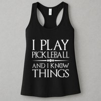 I Play Pickleball Because I Like It Not I'm Good At It Womens Tank Top