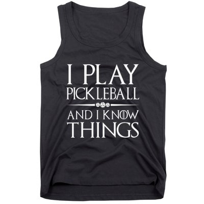 I Play Pickleball Because I Like It Not I'm Good At It Tank Top