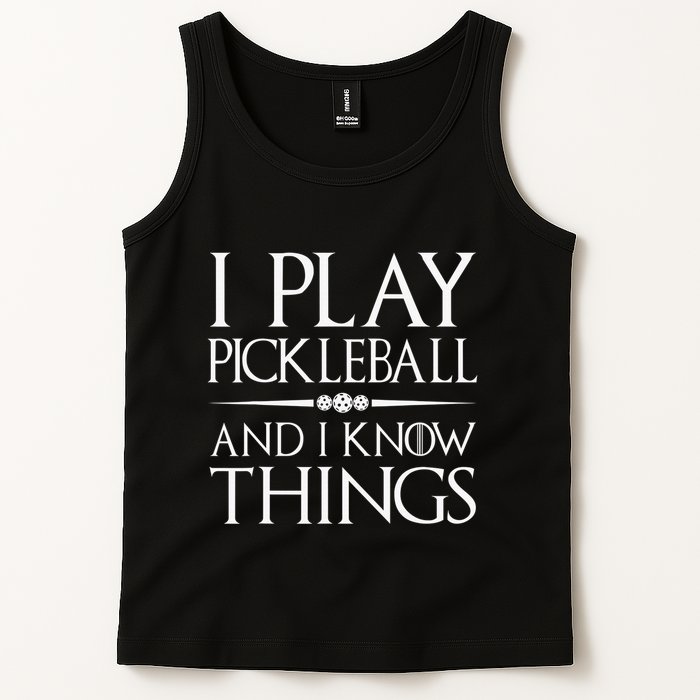 I Play Pickleball Because I Like It Not I'm Good At It Tank Top