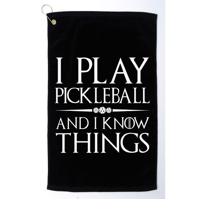 I Play Pickleball Because I Like It Not I'm Good At It Golf Towel