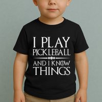 I Play Pickleball Because I Like It Not I'm Good At It Toddler T-Shirt