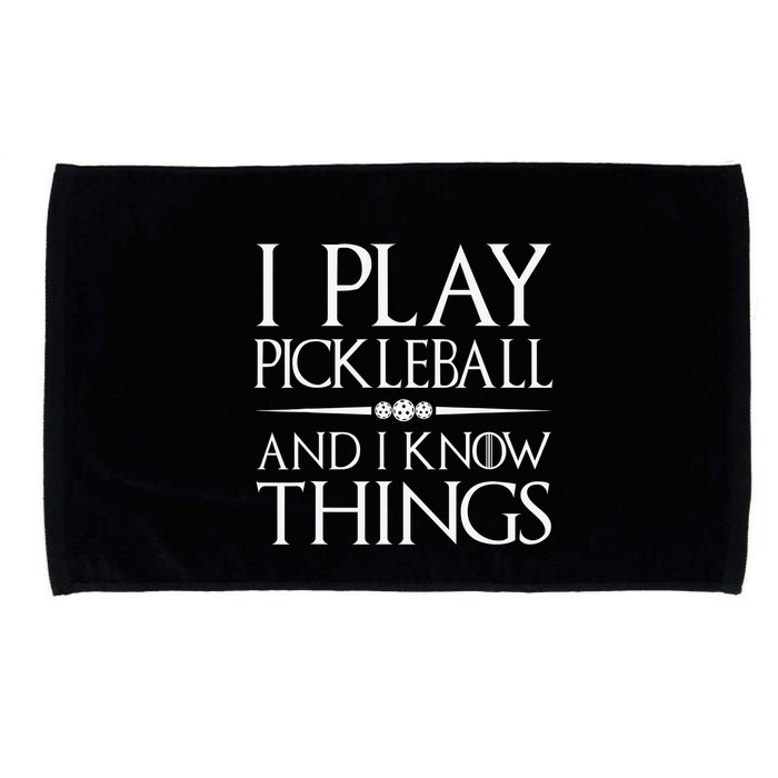 I Play Pickleball Because I Like It Not I'm Good At It Microfiber Hand Towel