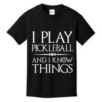 I Play Pickleball Because I Like It Not I'm Good At It Kids T-Shirt