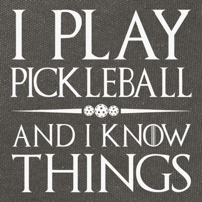I Play Pickleball Because I Like It Not I'm Good At It Cotton Canvas Backpack