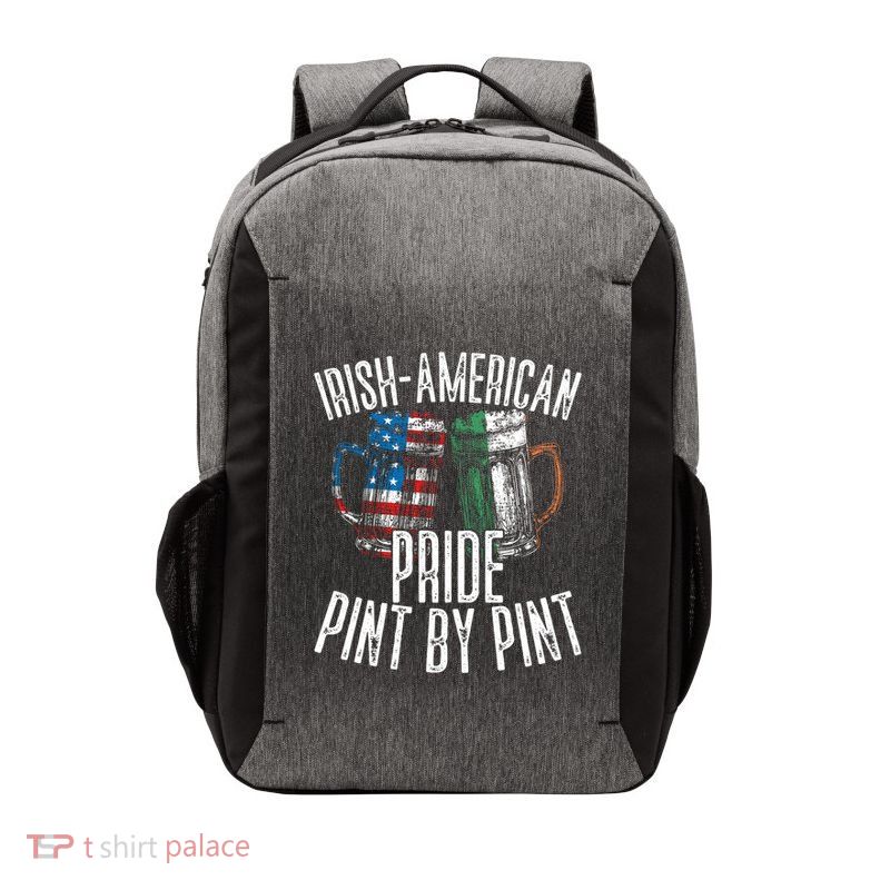 Irishamerican Pride Pint By Pint Gift Vector Backpack