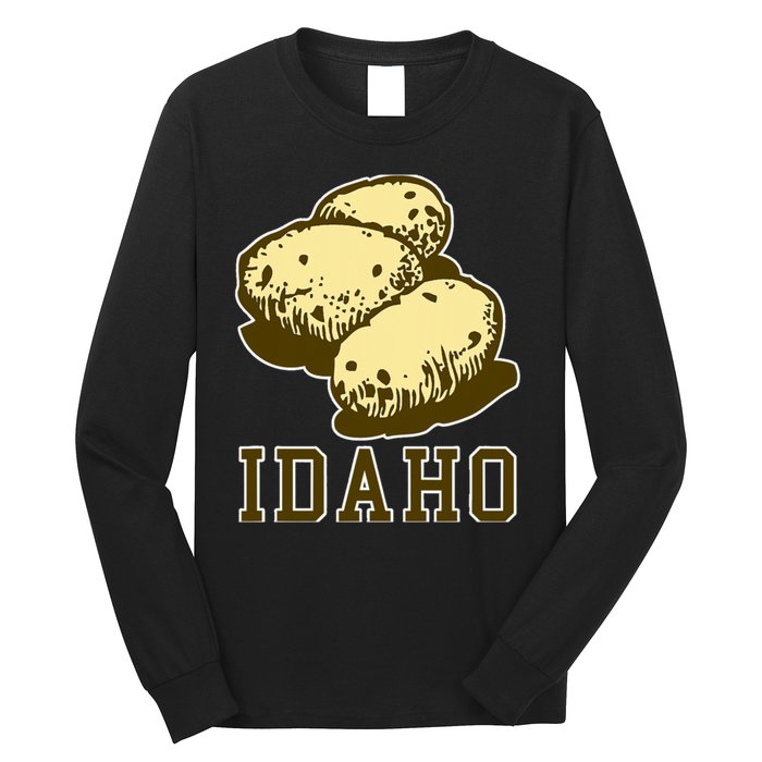 Idaho Potato Potato Potatoes Snacks Long Sleeve Shirt