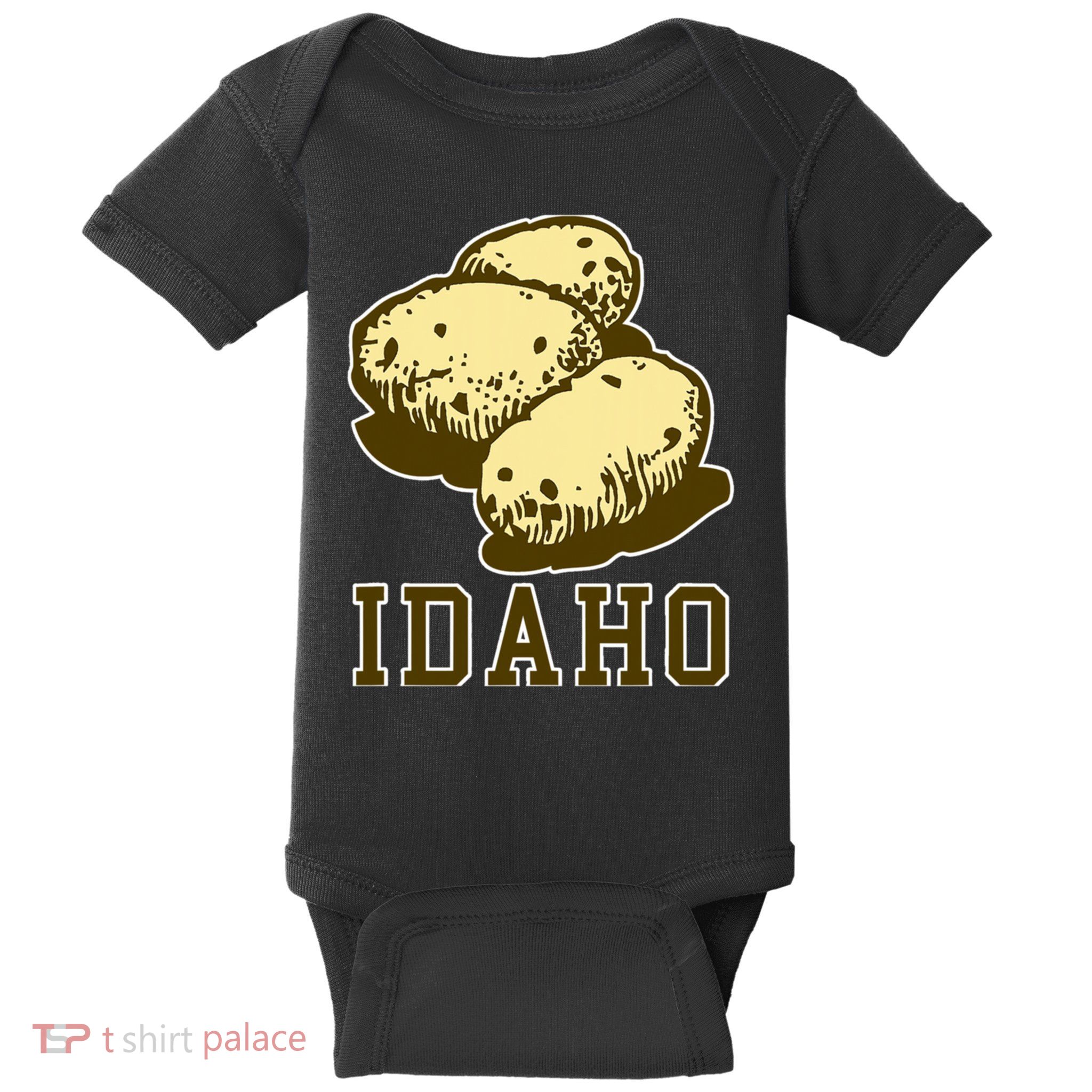 Idaho Potato Potato Potatoes Snacks Baby Bodysuit