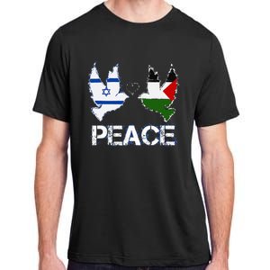 Israel Palestine Peace Friendship Pigeons gift Adult ChromaSoft Performance T-Shirt