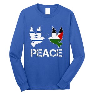 Israel Palestine Peace Friendship Pigeons gift Long Sleeve Shirt