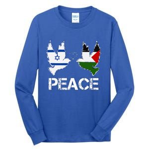 Israel Palestine Peace Friendship Pigeons gift Tall Long Sleeve T-Shirt