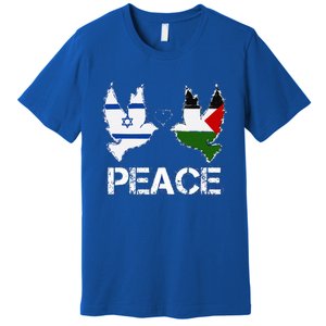 Israel Palestine Peace Friendship Pigeons gift Premium T-Shirt