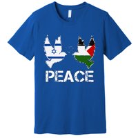 Israel Palestine Peace Friendship Pigeons gift Premium T-Shirt