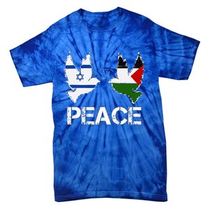 Israel Palestine Peace Friendship Pigeons gift Tie-Dye T-Shirt