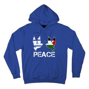 Israel Palestine Peace Friendship Pigeons gift Tall Hoodie