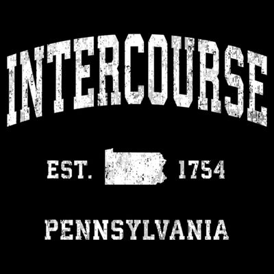 Intercourse Pennsylvania Pa Vintage Athletic Sports T-Shirt