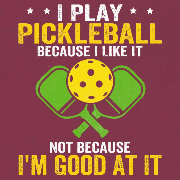 I Play Pickleball Because I Like It Not IM Good At It 16oz Travel Tumbler