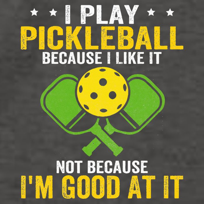I Play Pickleball Because I Like It Not IM Good At It Vector Backpack