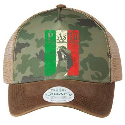 Italian Pasta Periodic Table Elements Italian Hand Gesture Legacy Tie Dye Trucker Hat