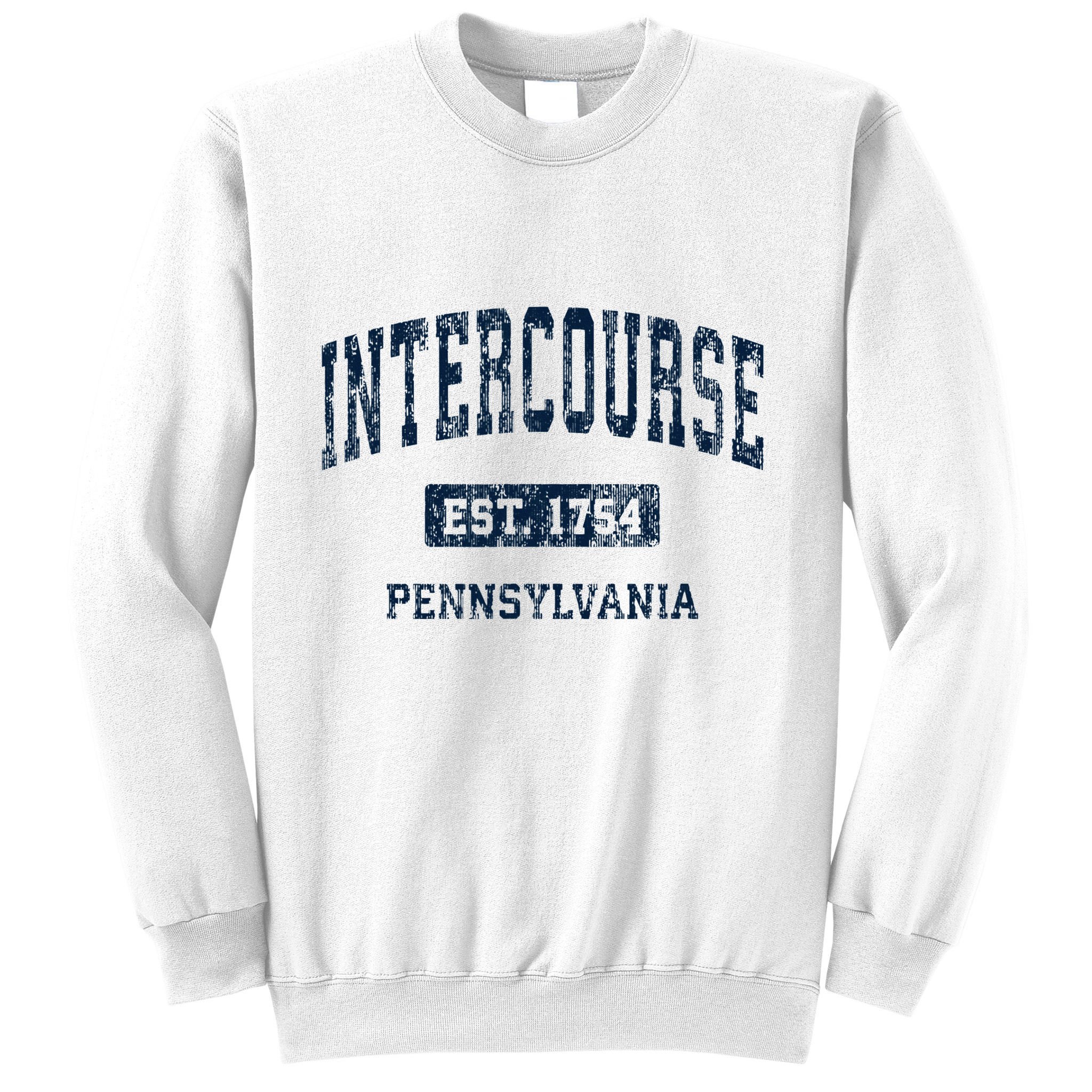 Intercourse Pennsylvania Pa Vintage Athletic Sports Design Sweatshirt