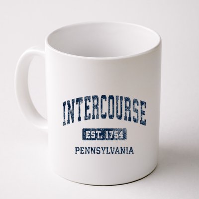 Intercourse Pennsylvania Pa Vintage Athletic Sports Design Mug