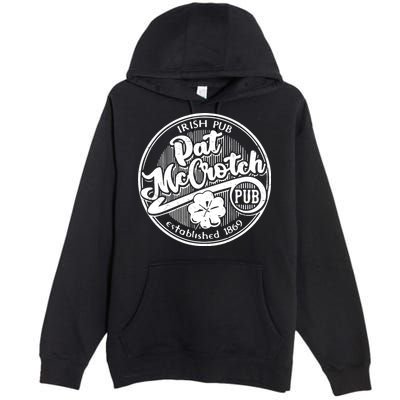 Irish Pub Pat McCrotch Pub 1869 Vintage Premium Pullover Hoodie