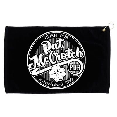 Irish Pub Pat McCrotch Pub 1869 Vintage Grommeted Golf Towel