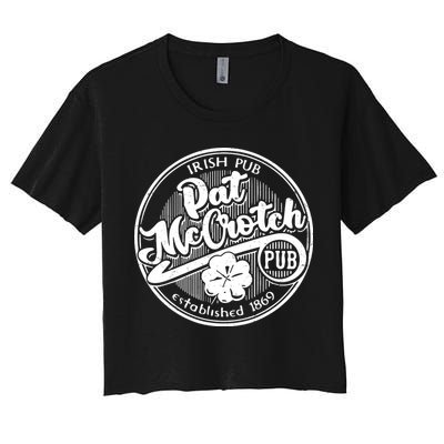 Irish Pub Pat McCrotch Pub 1869 Vintage Crop Top