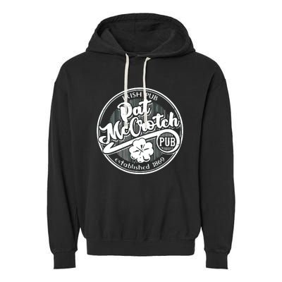 Irish Pub Pat Mccrotch Pub 1869 Garment-Dyed Fleece Hoodie