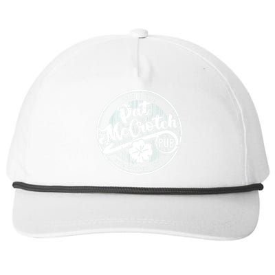 Irish Pub Pat Mccrotch Pub 1869 Snapback Five-Panel Rope Hat