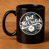 Irish Pub Pat Mccrotch Pub 1869 11oz C Handle Ceramic Mug