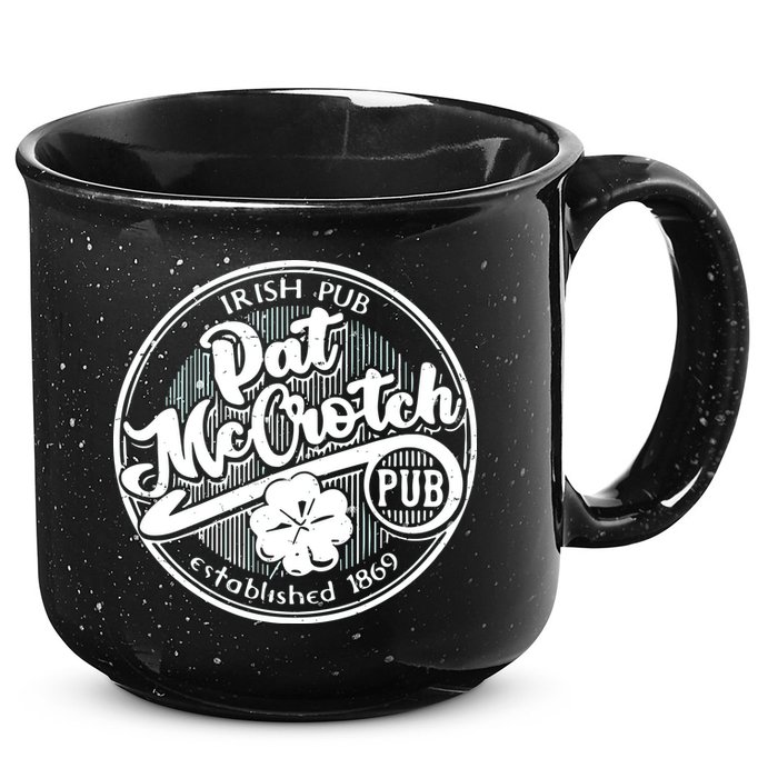 Irish Pub Pat Mccrotch Pub 1869 15oz Campfire Ceramic Mug