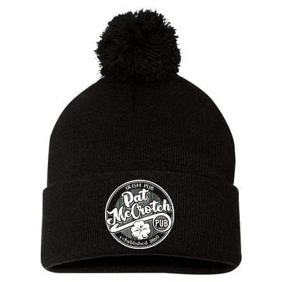 Irish Pub Pat Mccrotch Pub 1869 Pom Pom 12in Knit Beanie