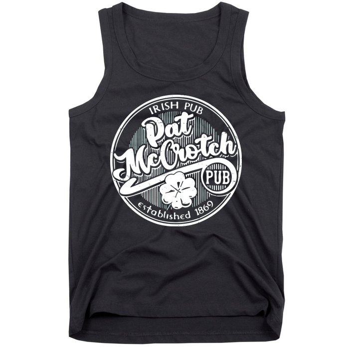 Irish Pub Pat Mccrotch Pub 1869 Tank Top