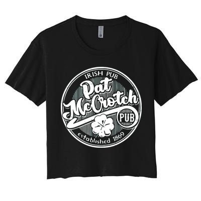 Irish Pub Pat Mccrotch Pub 1869 Crop Top