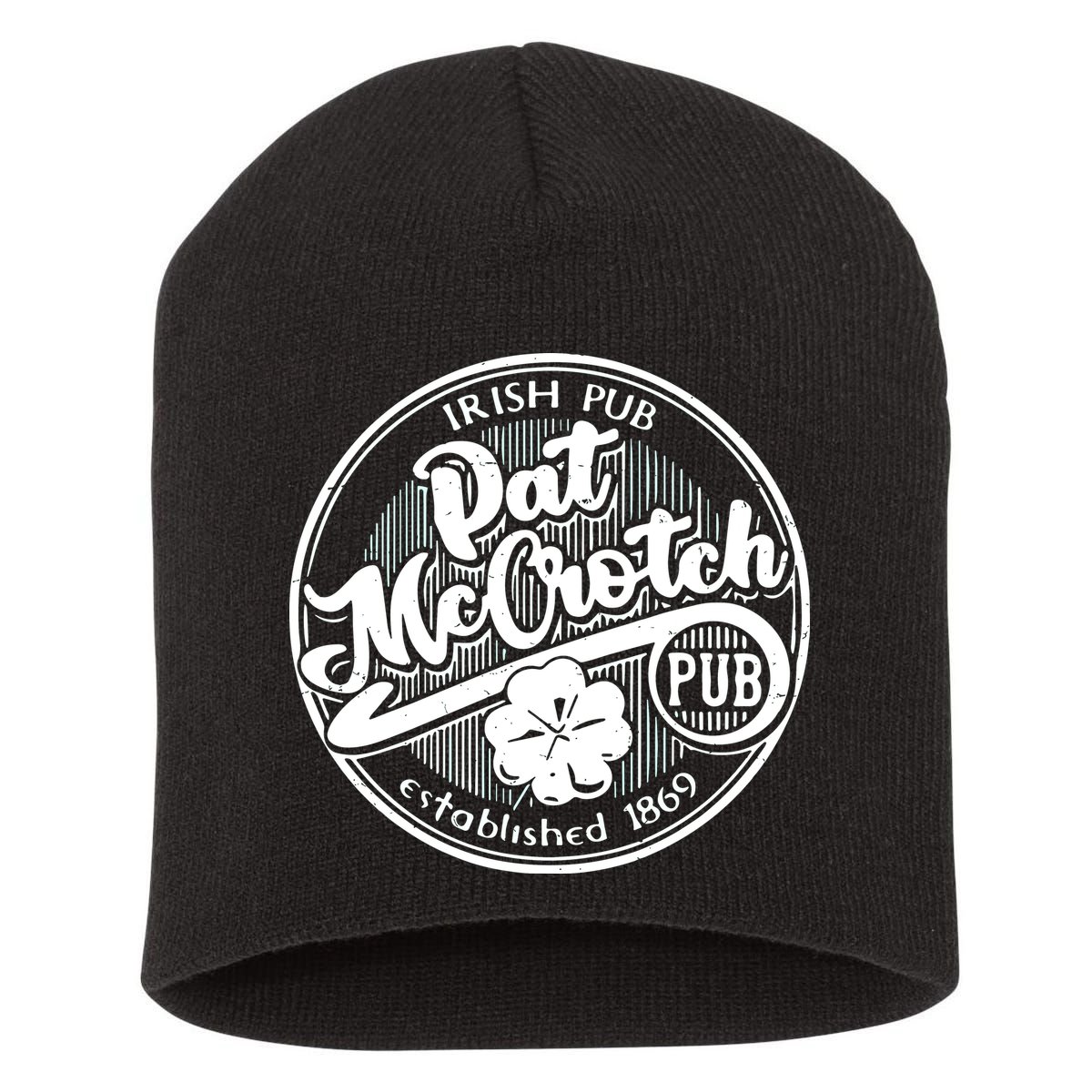 Irish Pub Pat Mccrotch Pub 1869 Short Acrylic Beanie