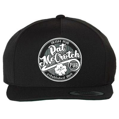 Irish Pub Pat Mccrotch Pub 1869 Wool Snapback Cap