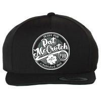 Irish Pub Pat Mccrotch Pub 1869 Wool Snapback Cap