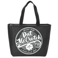 Irish Pub Pat Mccrotch Pub 1869 Zip Tote Bag