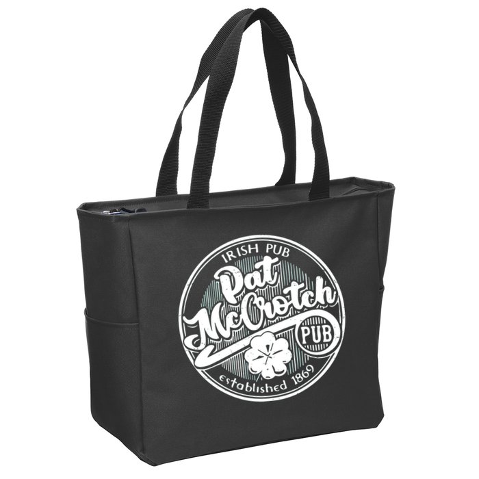 Irish Pub Pat Mccrotch Pub 1869 Zip Tote Bag