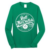 Irish Pub Pat Mccrotch Pub 1869 Long Sleeve Shirt