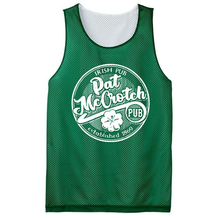 Irish Pub Pat Mccrotch Pub 1869 Mesh Reversible Basketball Jersey Tank