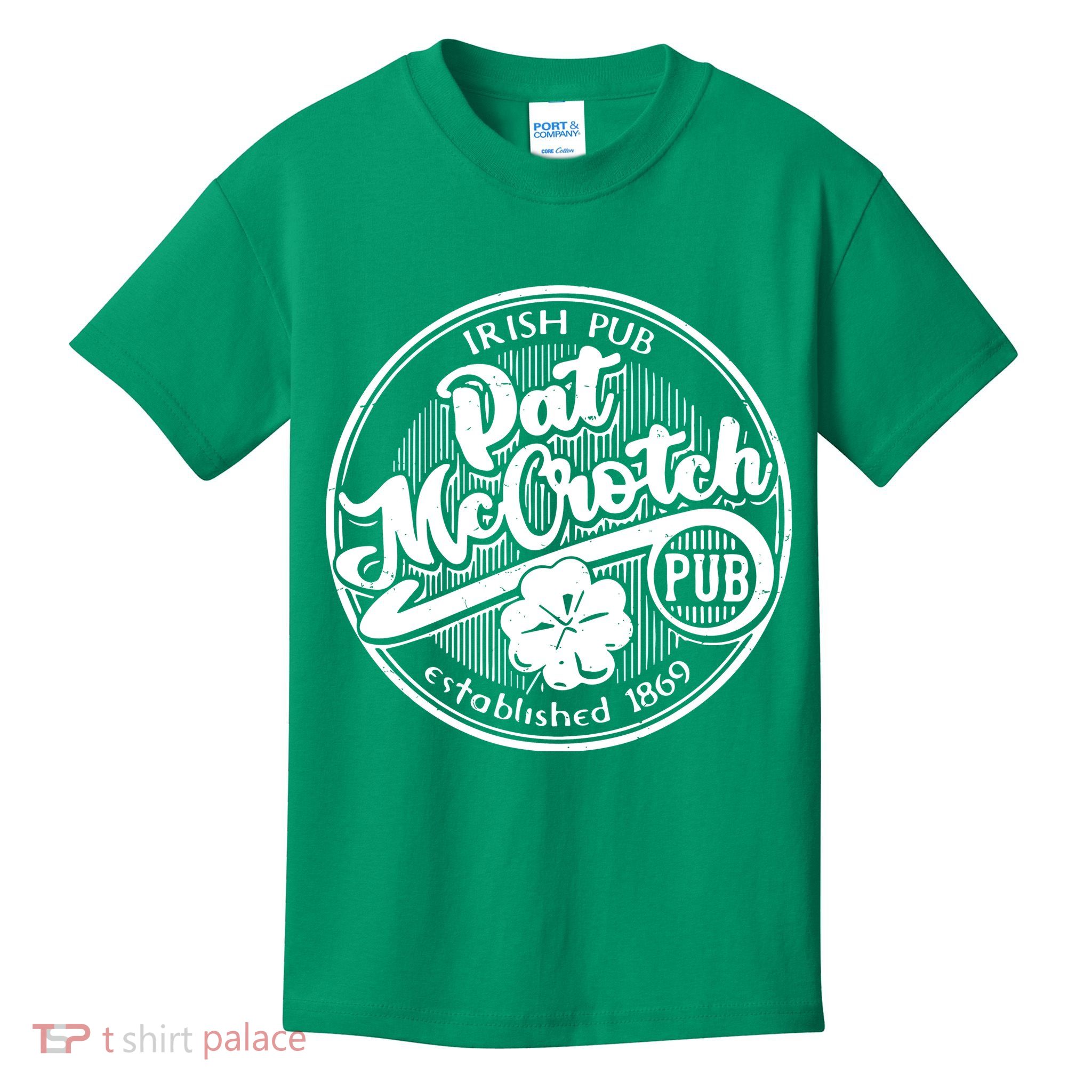 Irish Pub Pat Mccrotch Pub 1869 Kids T-Shirt