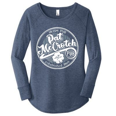 Irish Pub Pat Mccrotch Pub 1869 Women's Perfect Tri Tunic Long Sleeve Shirt