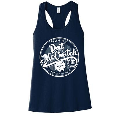 Irish Pub Pat Mccrotch Pub 1869 Women's Racerback Tank