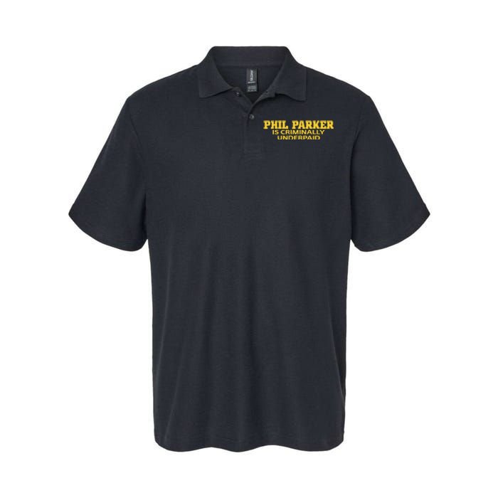 Iowa Phil Parker Is Criminally Underpaid Softstyle Adult Sport Polo